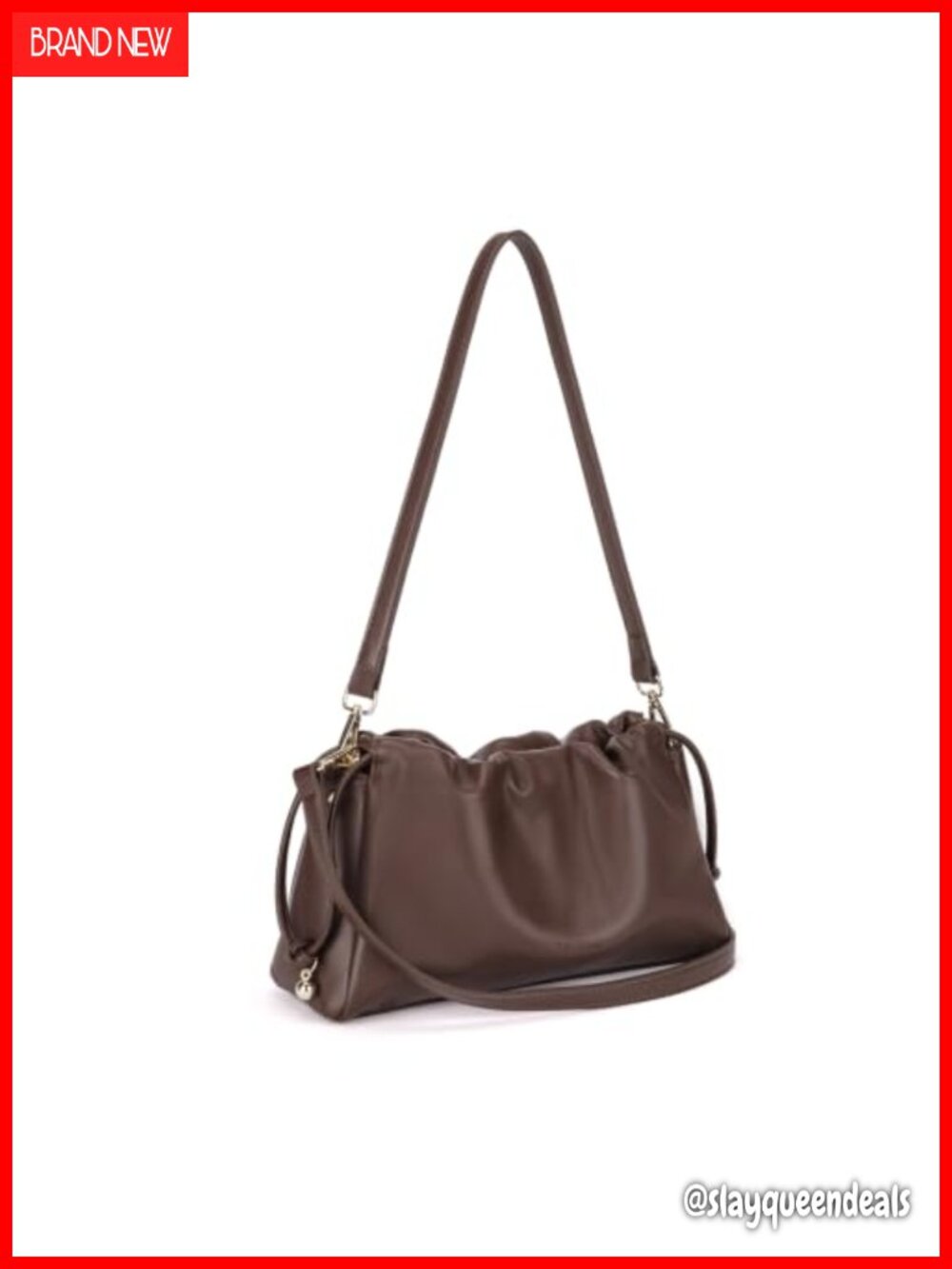 Premium Vegan Leather Hobo Shoulder Bag